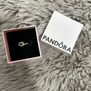 Pandora Heart Ring Size 5.5